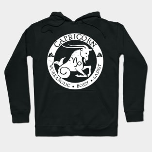 Savage Capricorn Zodiac Antisocial Astrology Hoodie